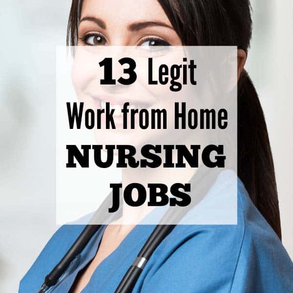 work from home nursing jobs