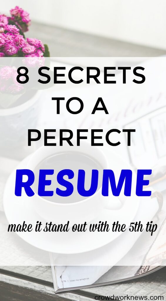how to make a resume
